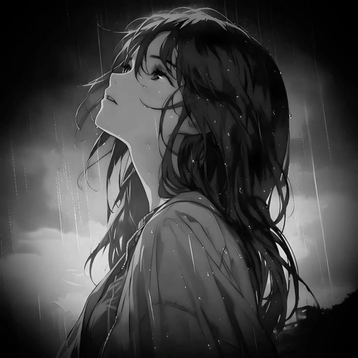 Hình ảnh anime nữ buồn