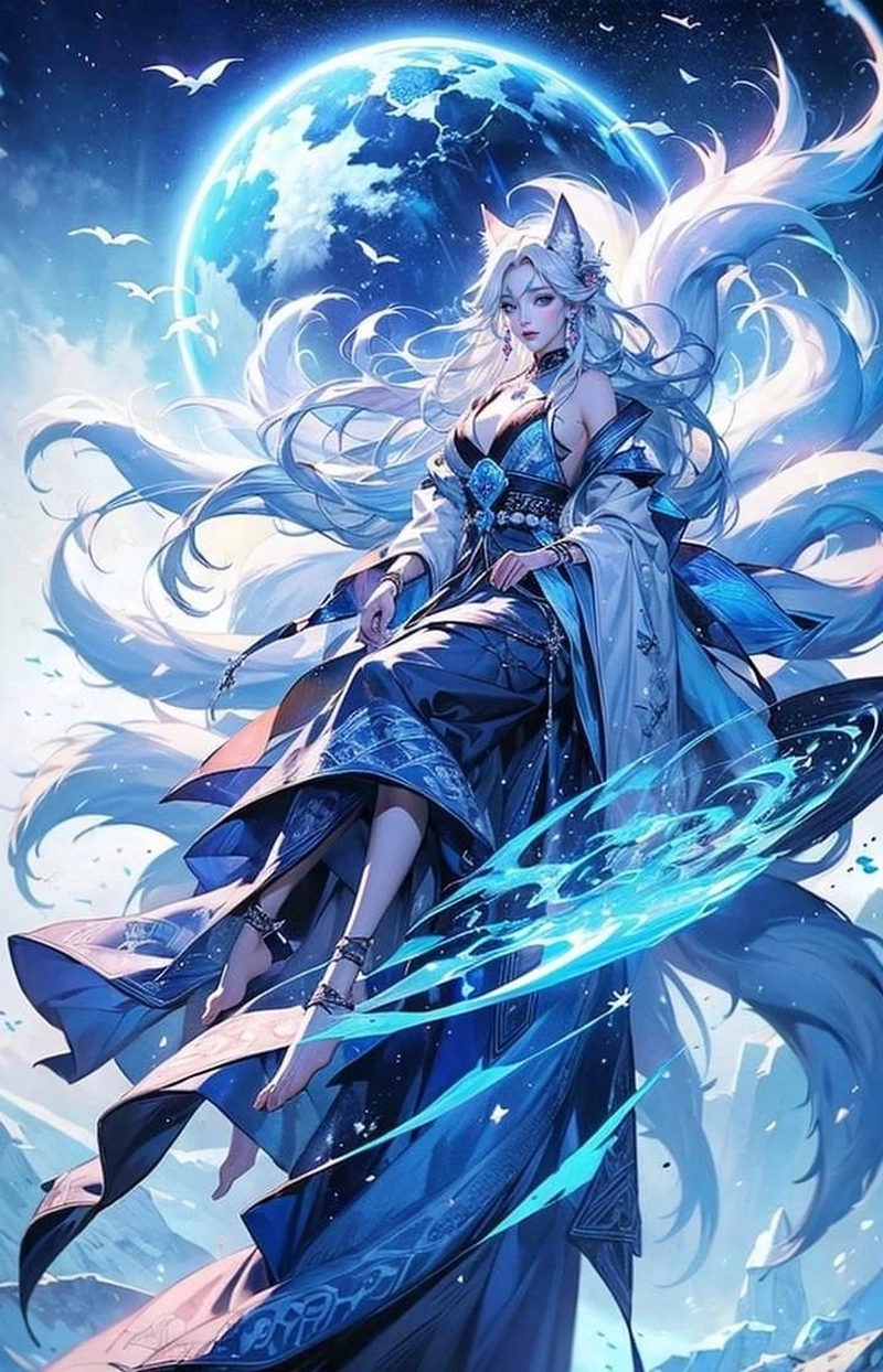 Hình ảnh anime nữ hồ ly xinh đẹp