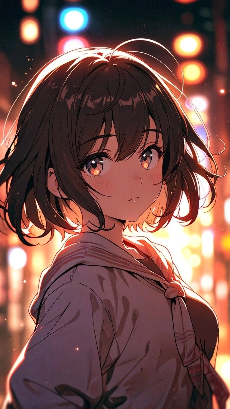 Hình ảnh anime nữ ngắn tóc