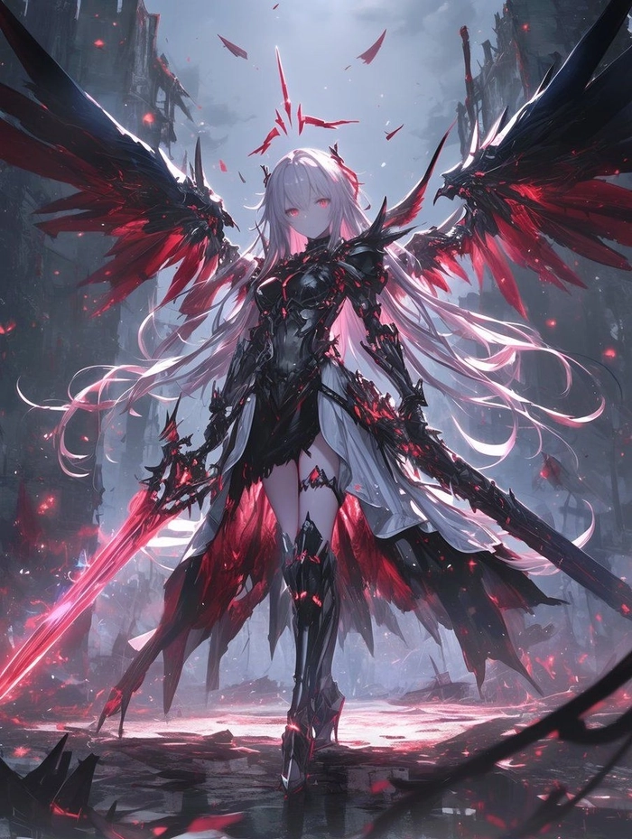 Hình ảnh anime nữ ngầu thần thái