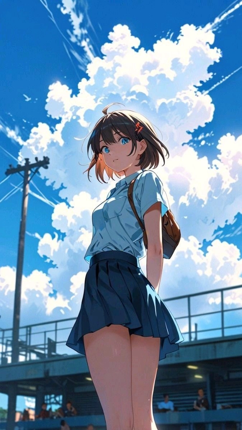 Hình ảnh gái anime tóc ngắn