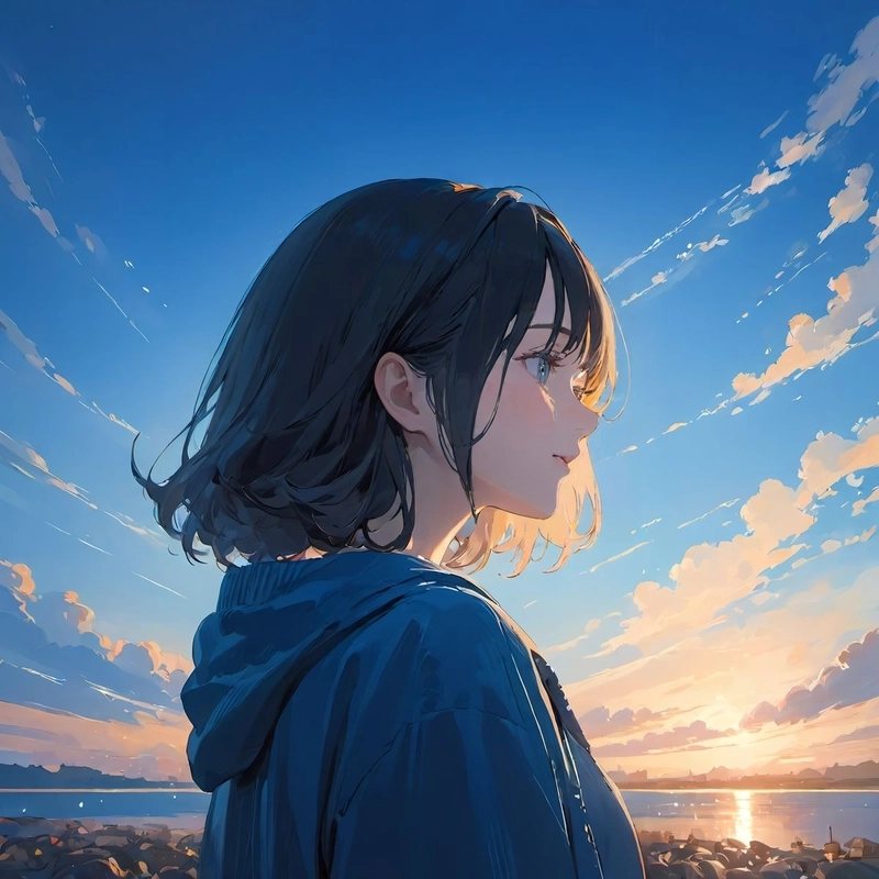 Hình ảnh tóc ngắn anime nữ