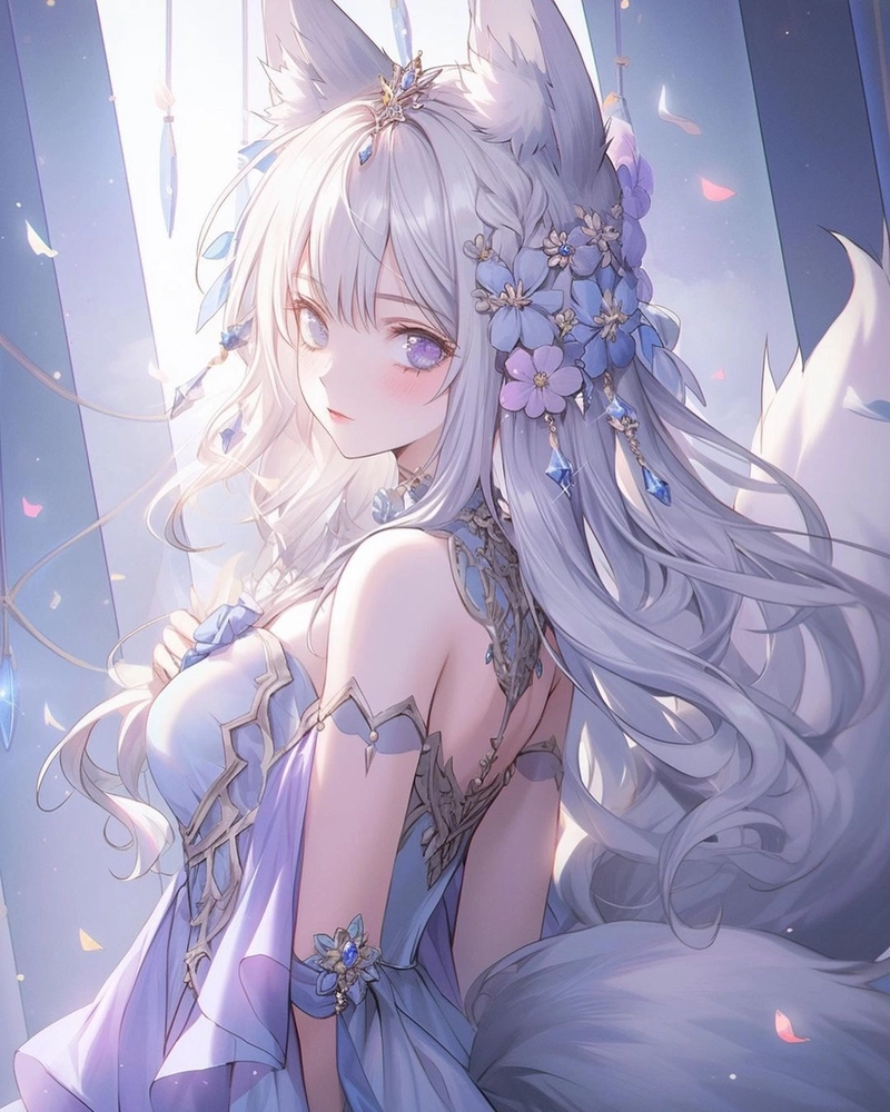 Hình anime hồ ly cool ngầu