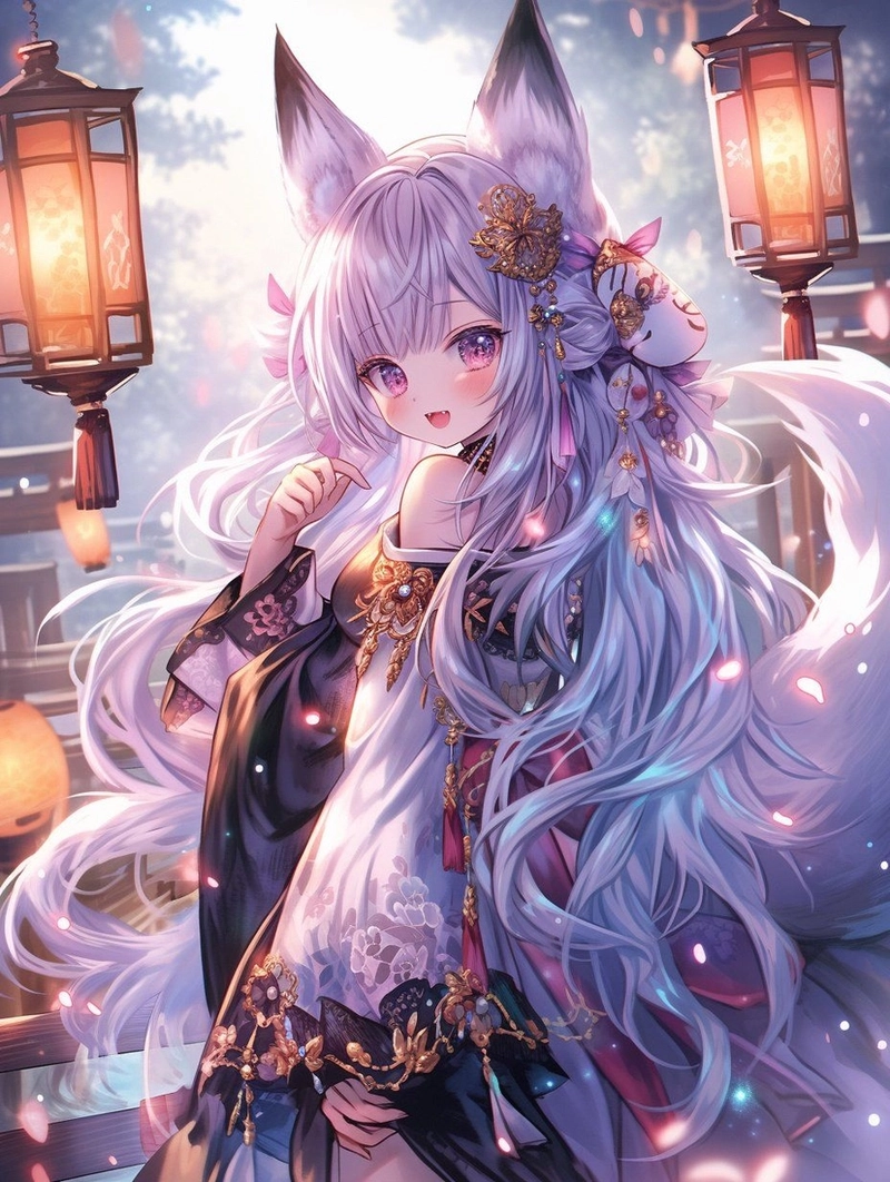 Hình anime hồ ly ngầu