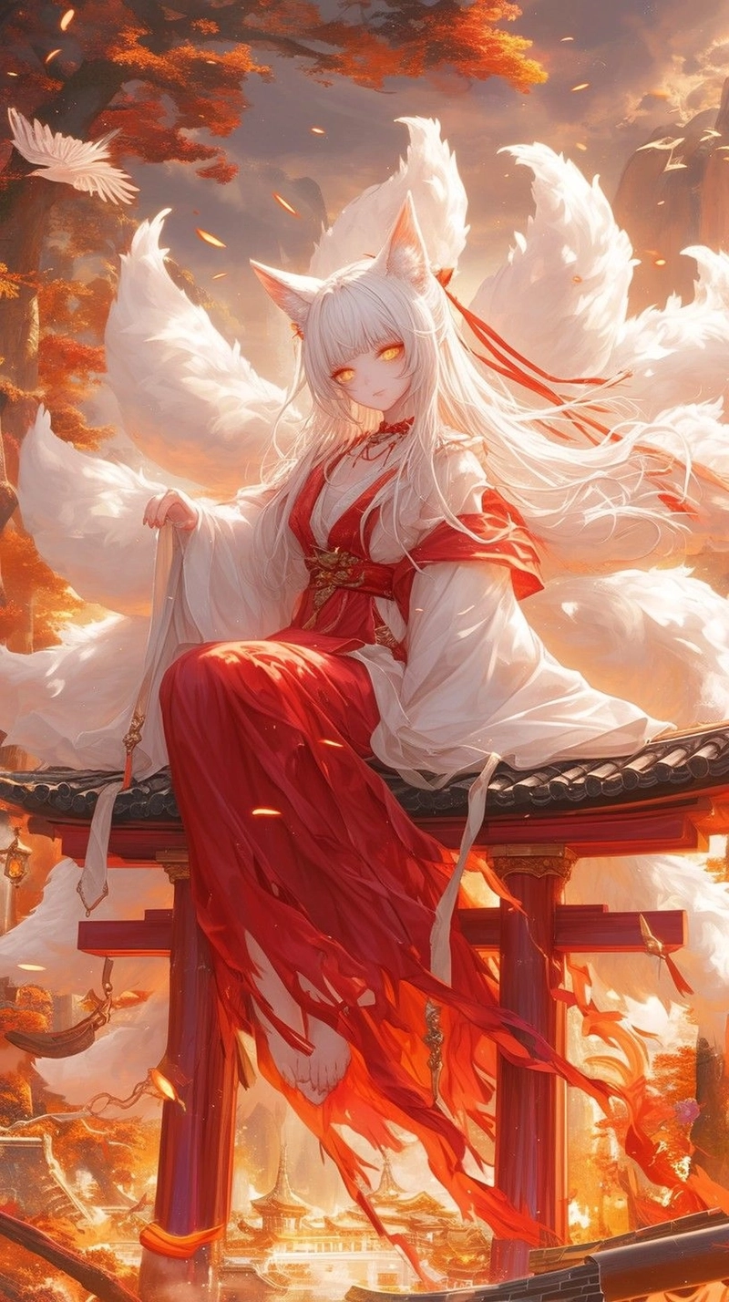 Hình anime nữ hồ ly