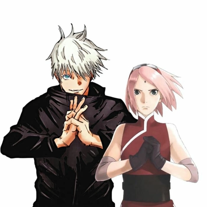 Hình nền anime Gojo x Sakura