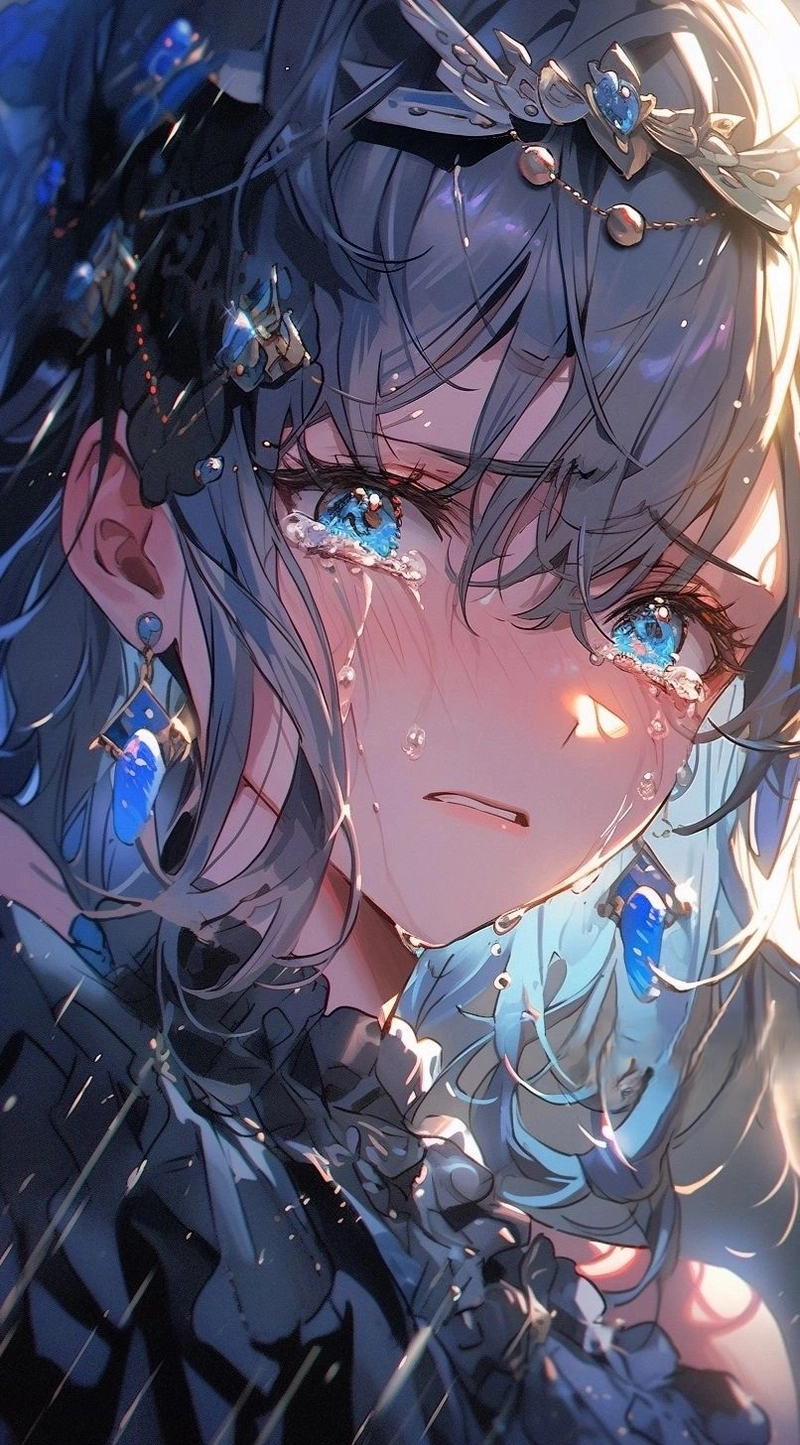 Hình nền buồn Anime nữ