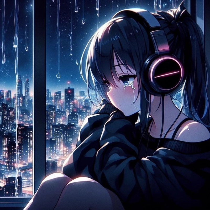 Hình nền buồn rơi lệ Anime