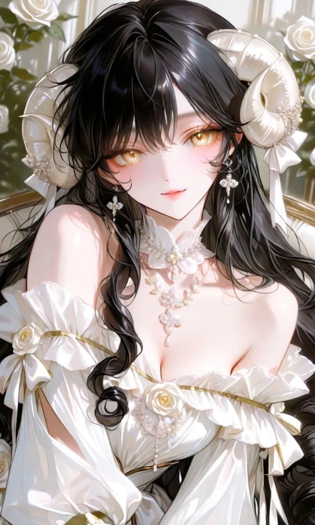 Hình nền tóc đen Anime girl