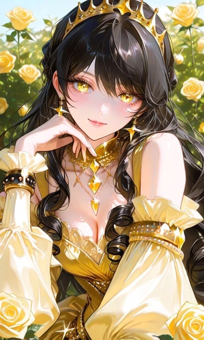 Tóc đen trong Anime