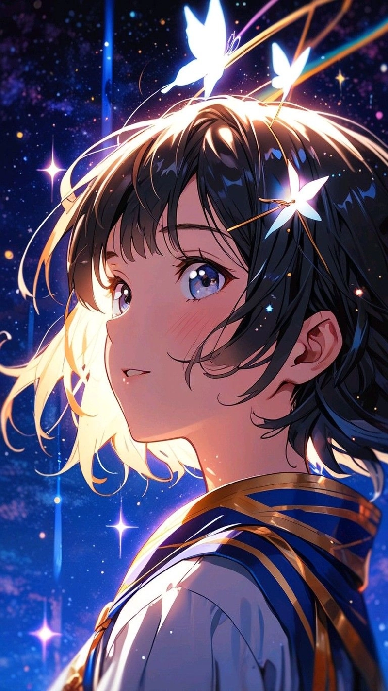 Tóc ngắn anime nữ đẹp