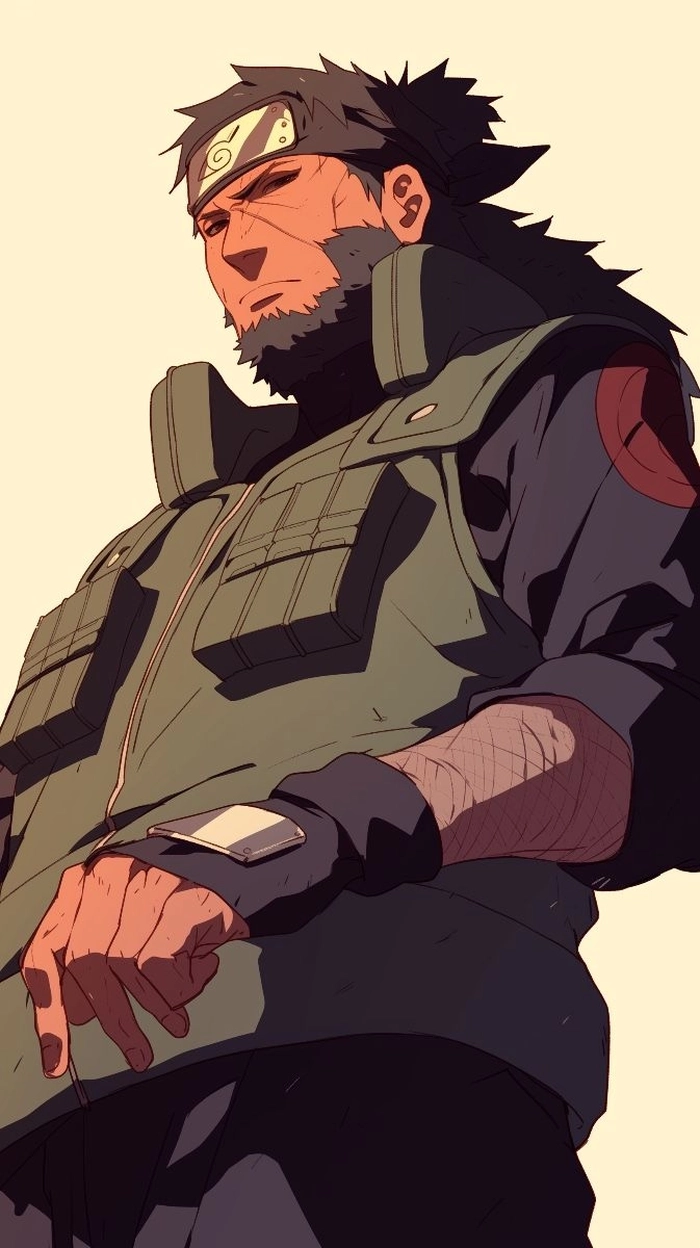 Ảnh Asuma tư thế ngầu