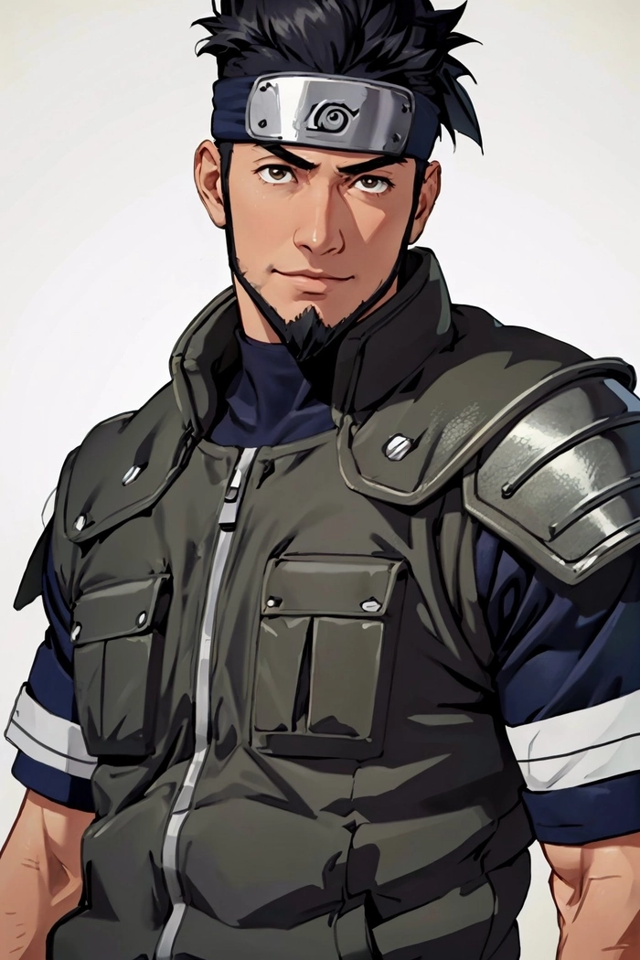 Ảnh vẽ Asuma Sarutobi