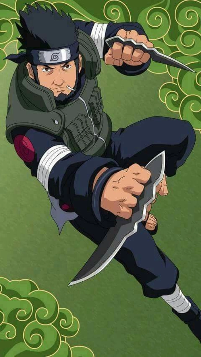 Ảnh Asuma nhìn nghiêm túc