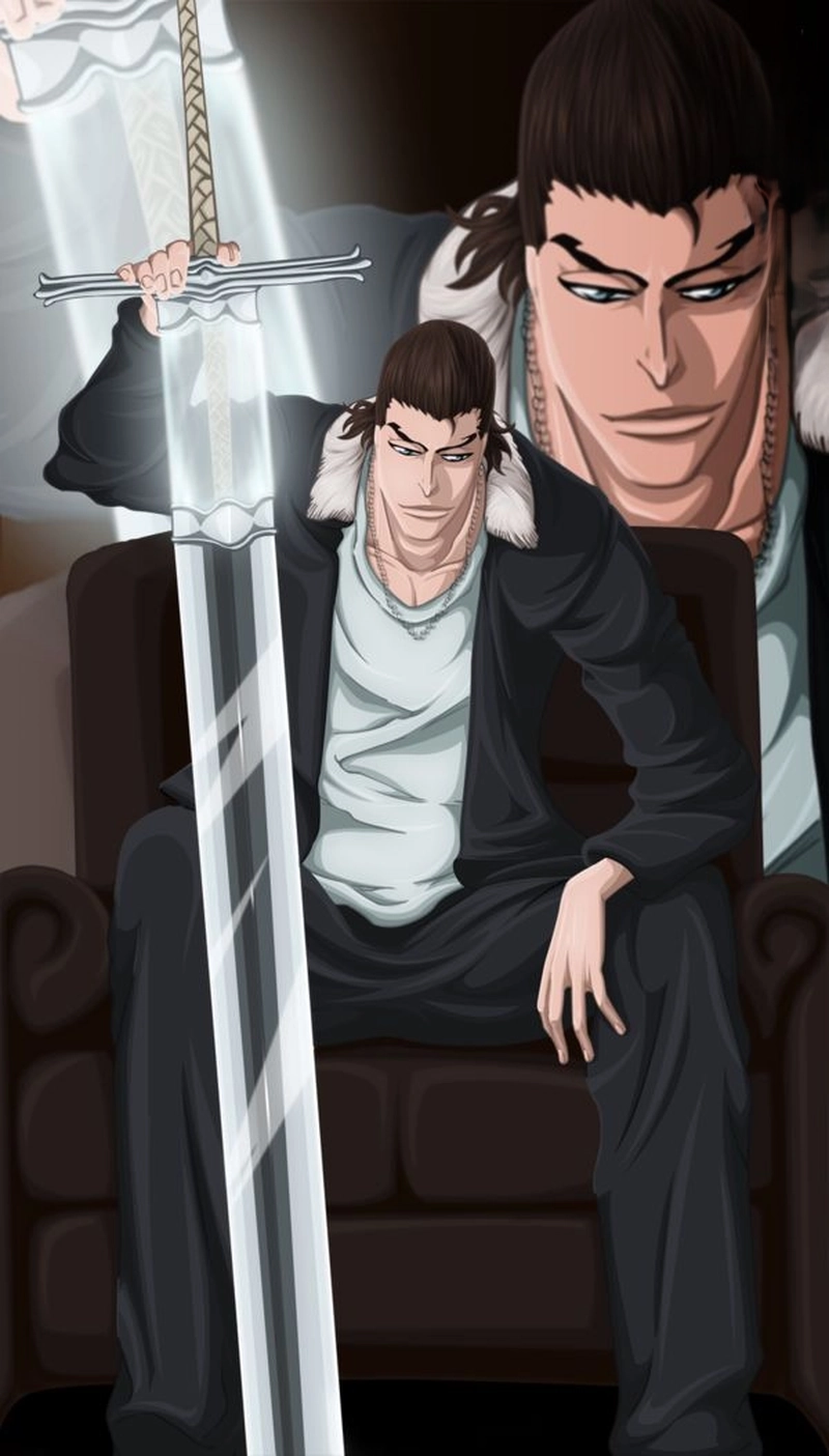 Hình Ginjō Kūgo tóc trắng