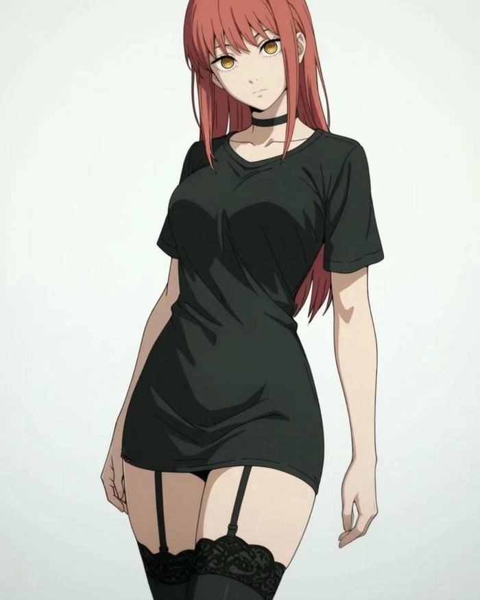 Makima fanart dễ thương 