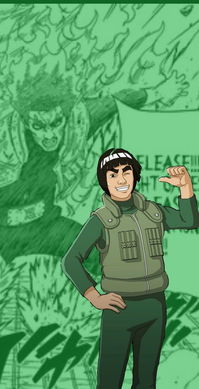 Ảnh Might Guy đậm khí chất