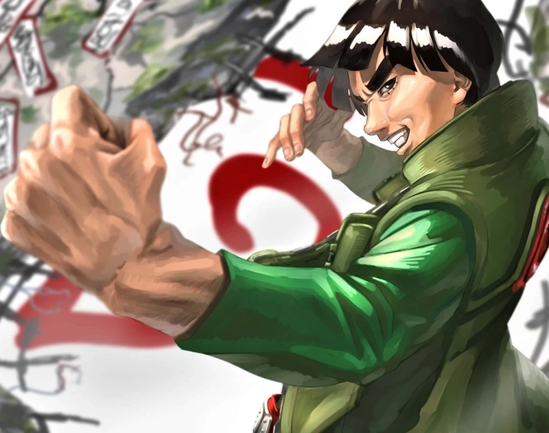 Hình Might Guy ngầu lòi 