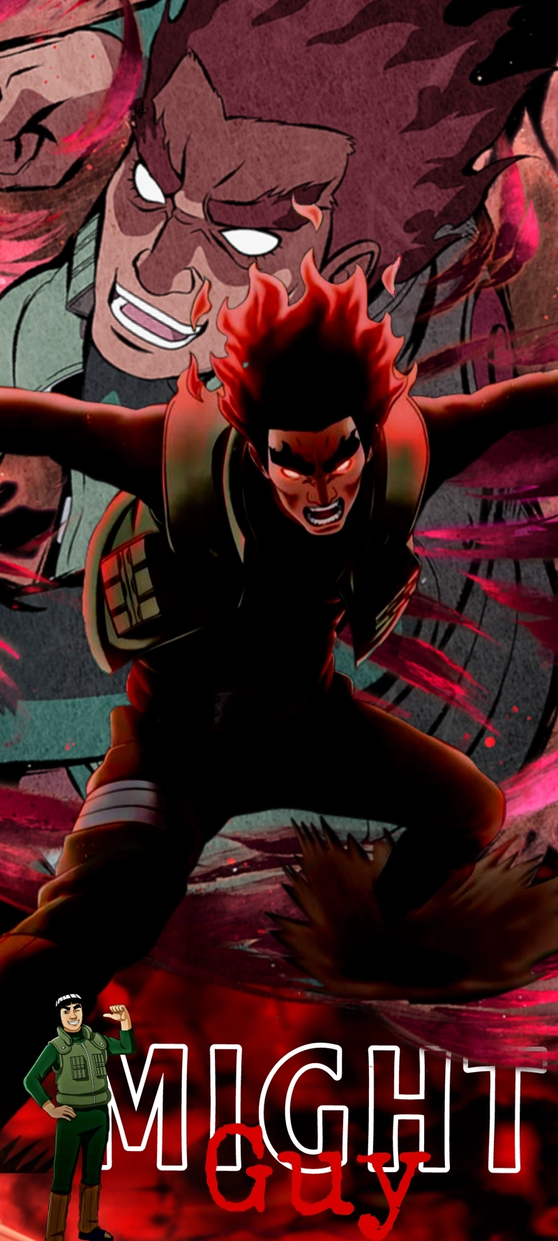 Hình ảnh Might Guy cực ngầu 