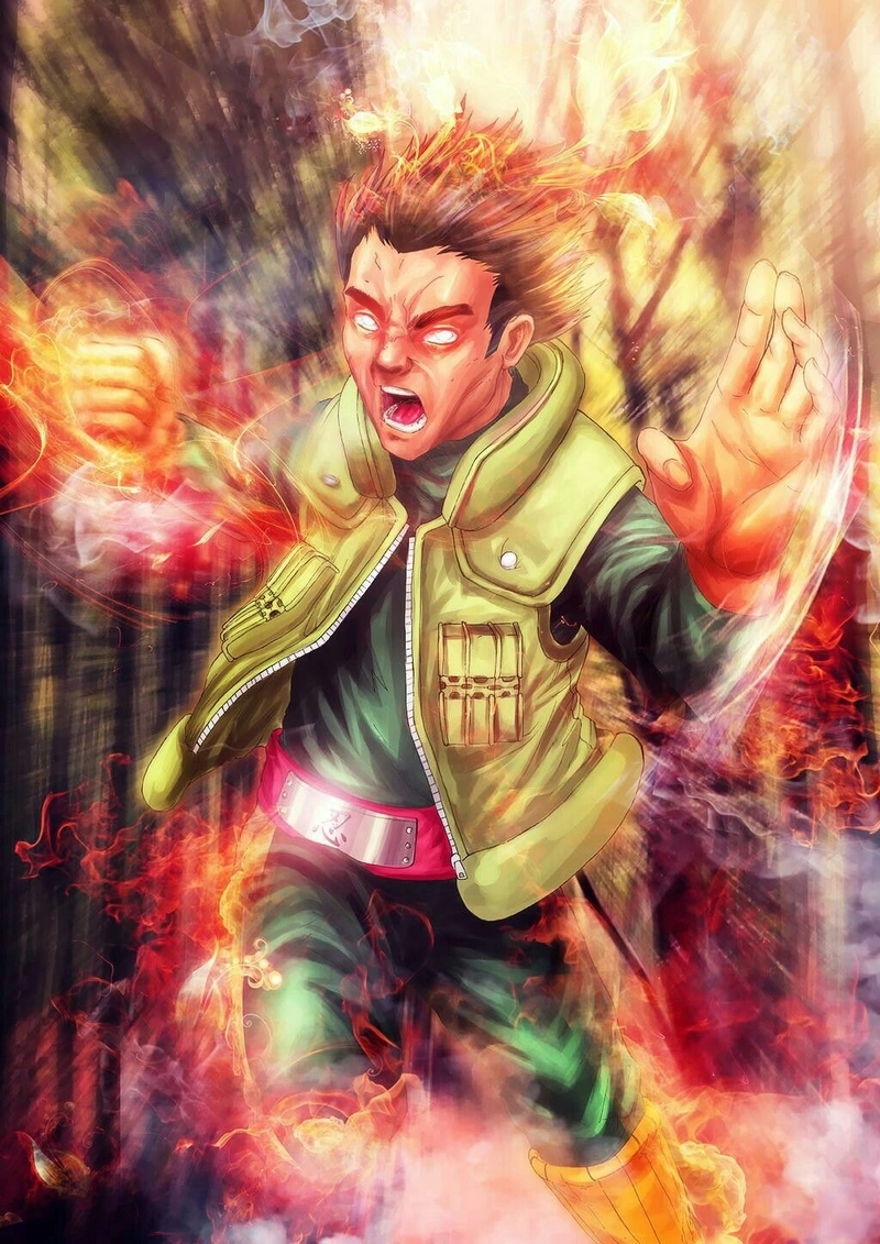 Ảnh Might Guy đẹp ngầu 