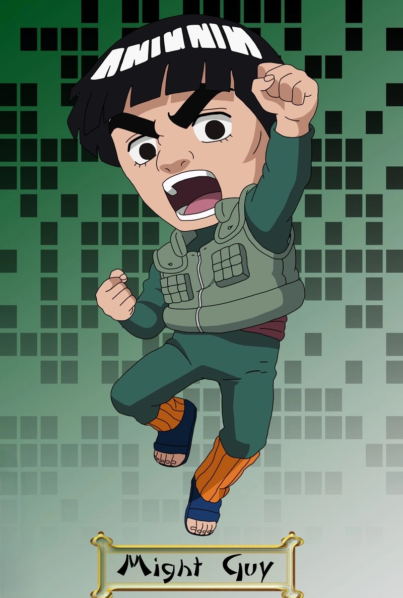 Ảnh Might Guy chibi đáng yêu