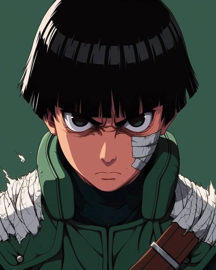 Hình chibi Rock Lee dễ thương