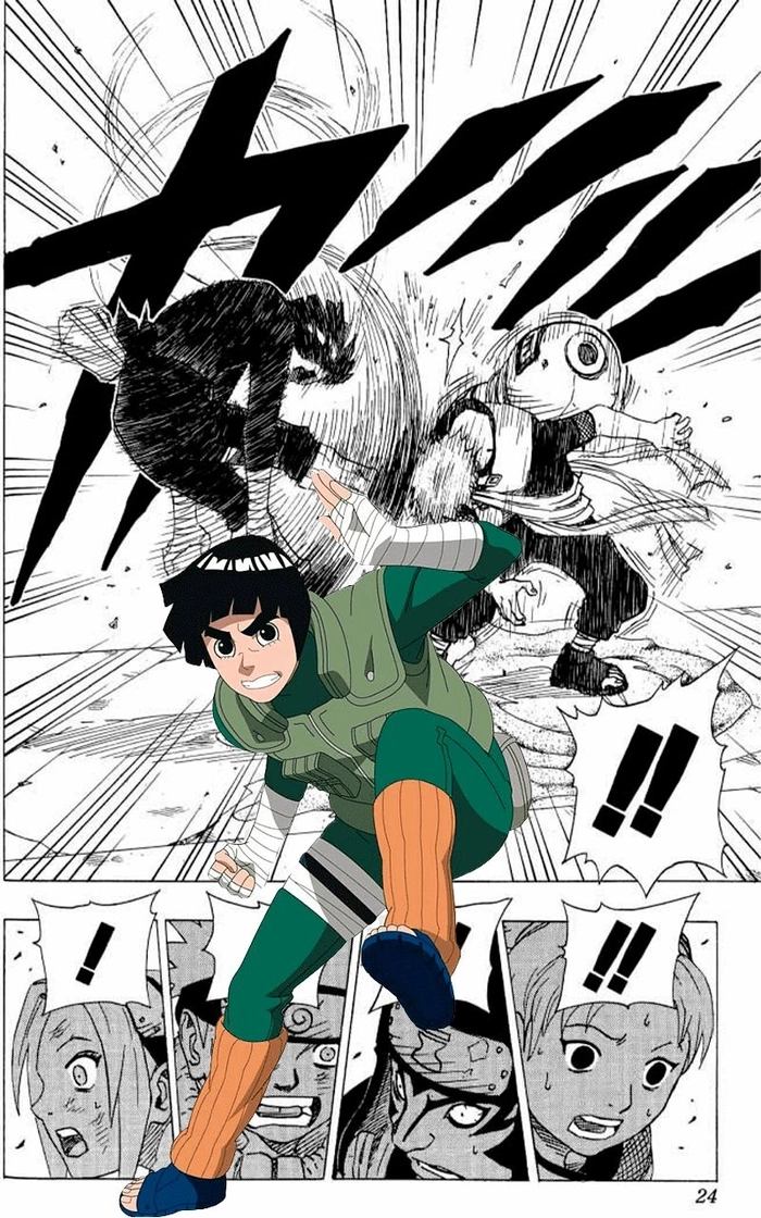 Ảnh Rock Lee bản manga