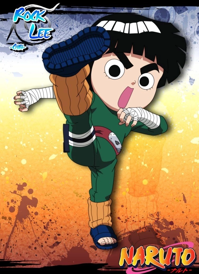 Ảnh Rock Lee chibi đáng yêu
