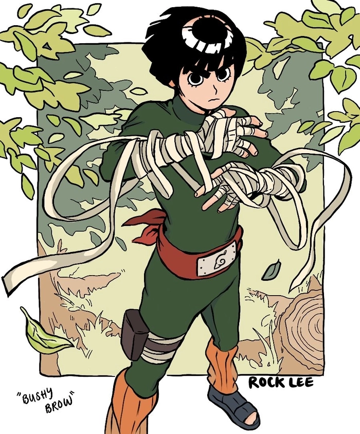 Ảnh Rock Lee biểu cảm hài