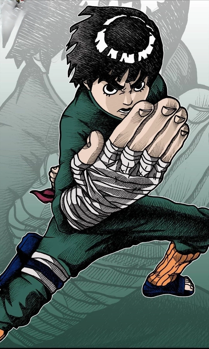 Hình ảnh Rock Lee anime