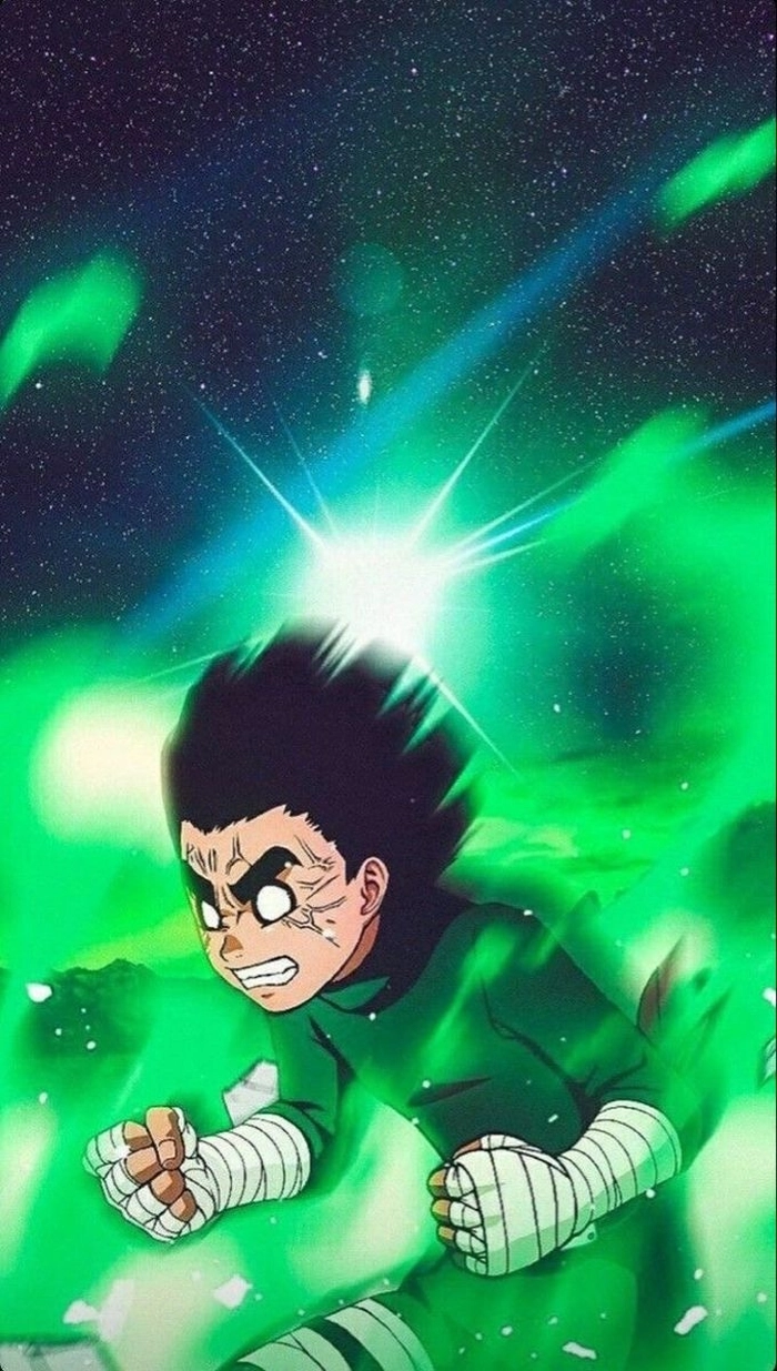 Ảnh Rock Lee bộc phát sức mạnh