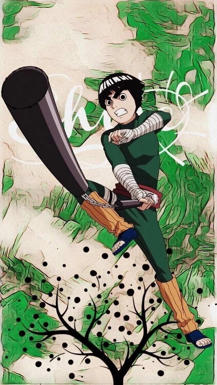 Hình ảnh Rock Lee fanart đẹp