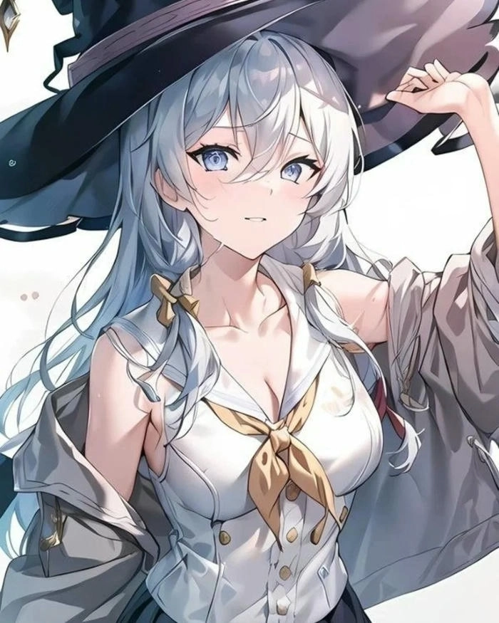 Ảnh Elaina nghiêng đầu xinh