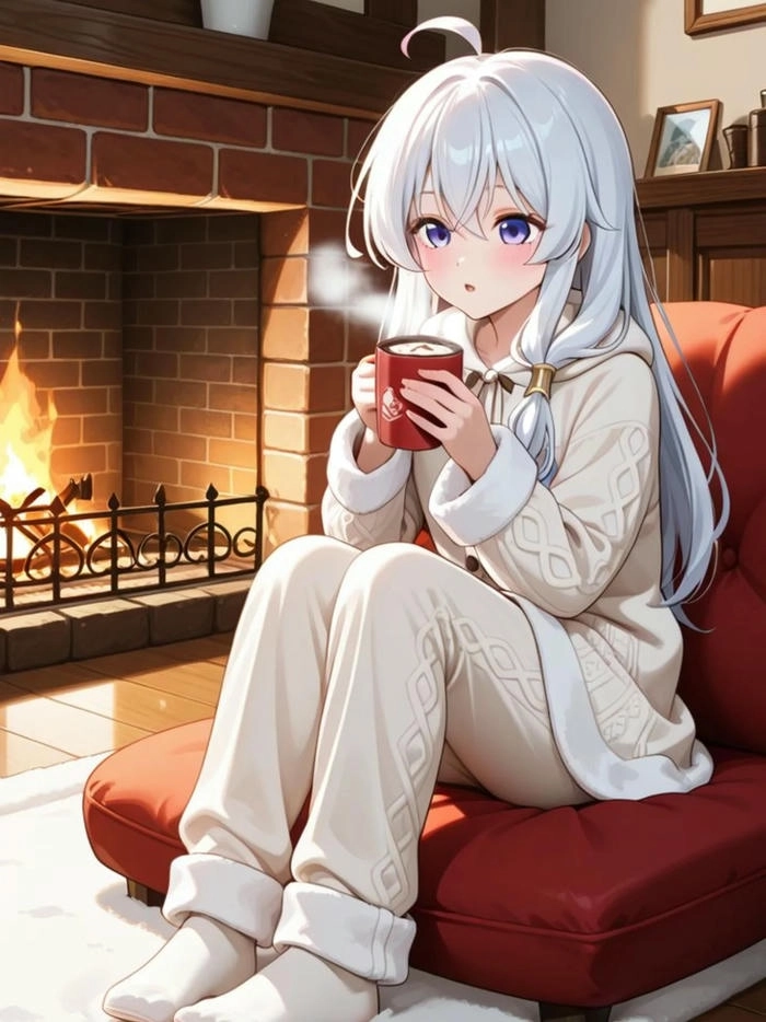 Ảnh Elaina nét mặt vui