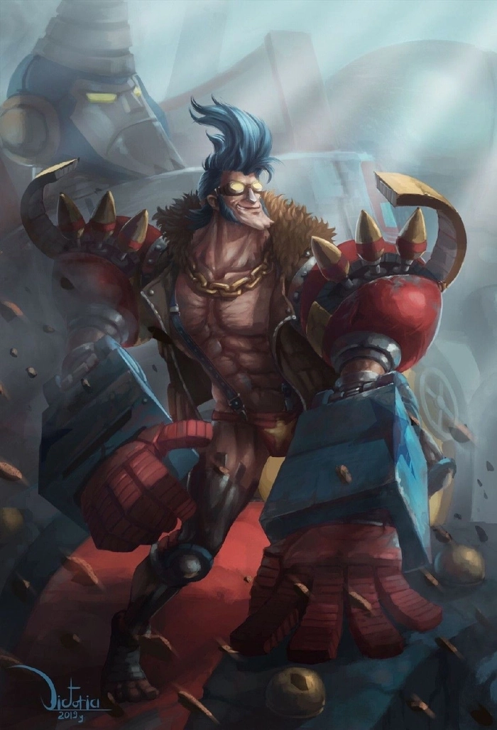 ảnh Franky hoạt hình ngầu
