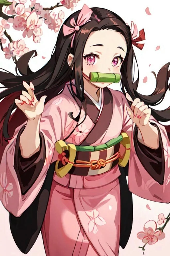 Hình Nezuko siêu dễ thương 