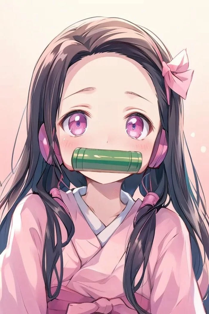 ảnh nezuko chibi cute đáng yêu