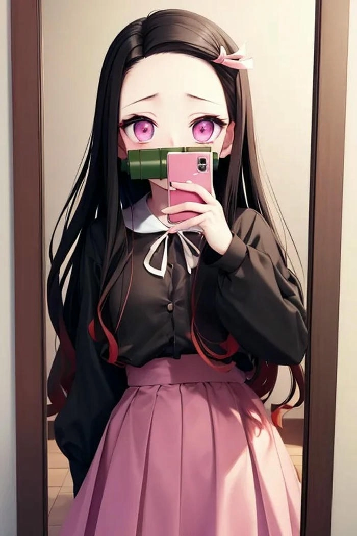 Ảnh Nezuko đáng yêu cute ngầu 