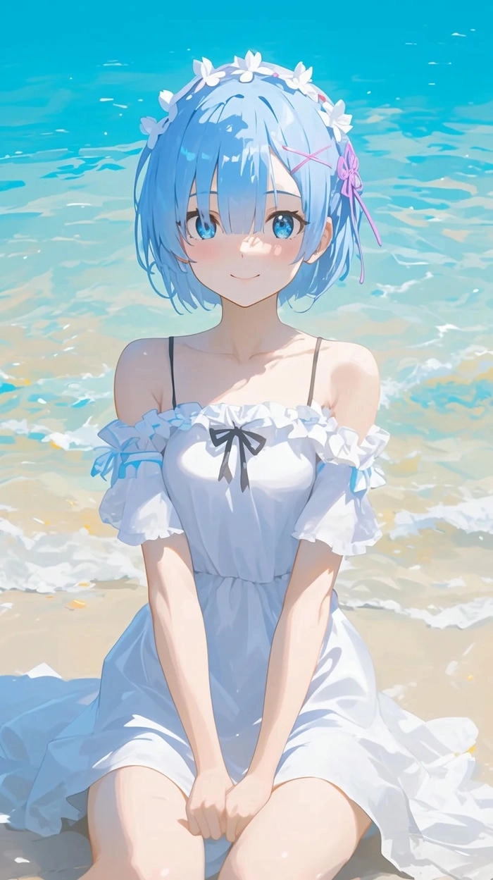 Rem 4K ảnh anime girl