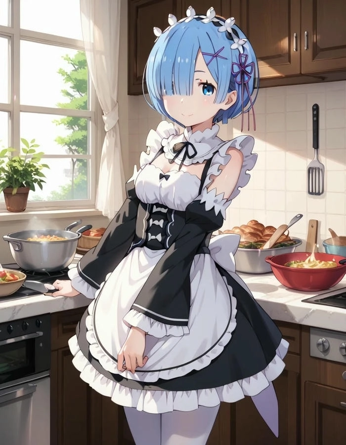 Hình Rem phong cách anime