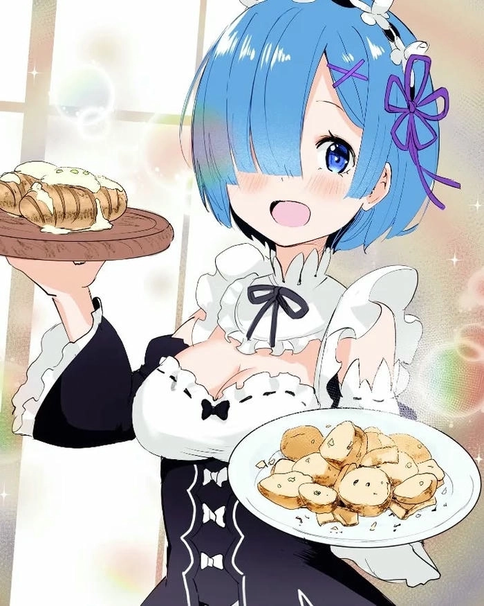 Ảnh anime Rem dễ thương 