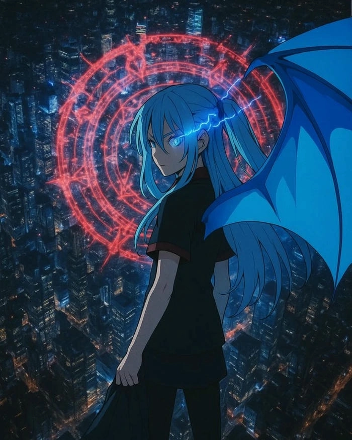 Ảnh Rimuru ngầu nhưng cute