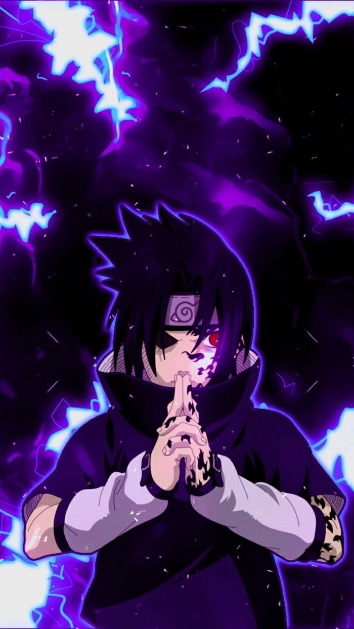 Hình Sasuke chuẩn anime ngầu 