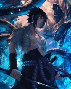 Ảnh nền Sasuke 4K đẹp