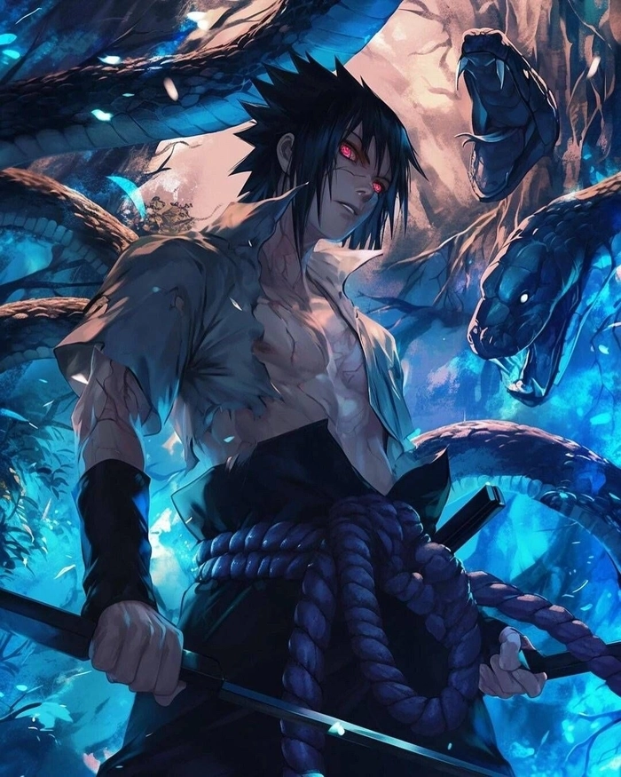 Ảnh nền Sasuke 4K đẹp