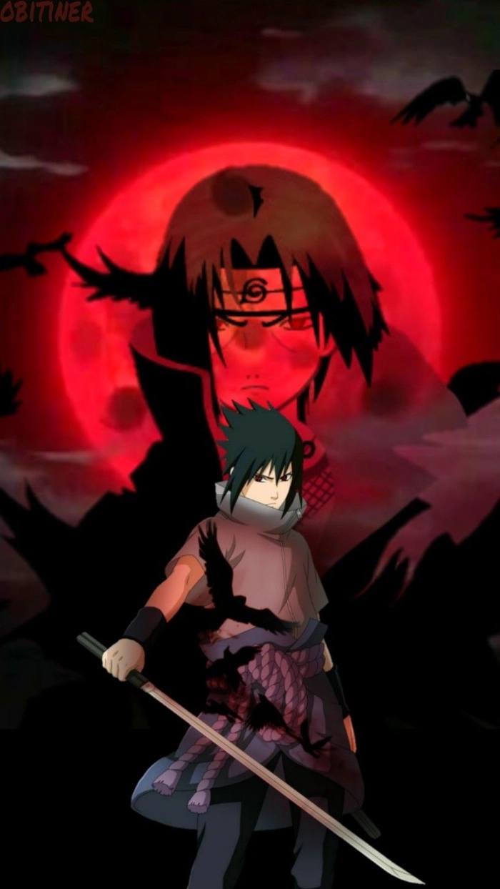 Ảnh nền Sasuke đẹp 