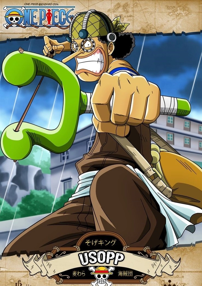 Hình ảnh Usopp dùng súng