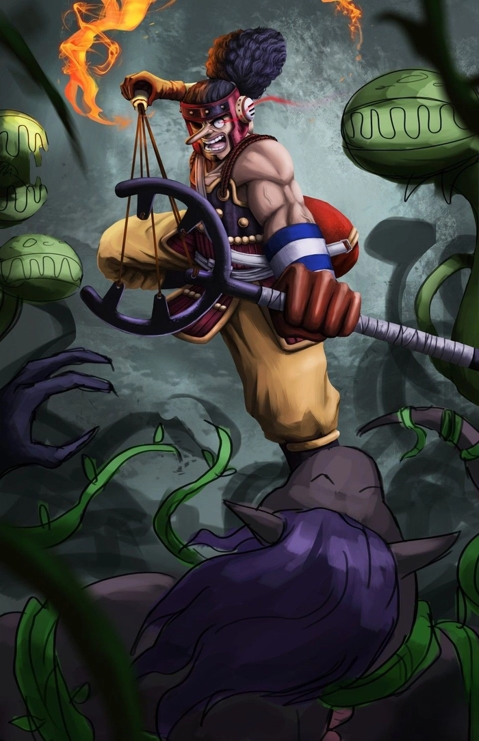 Hình ảnh Usopp mạnh mẽ