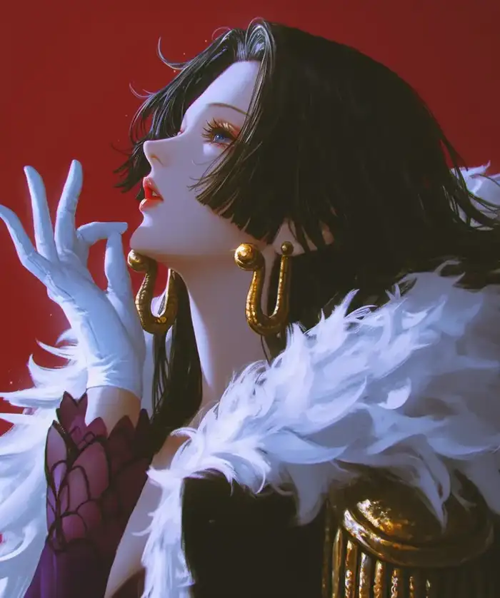 ảnh anime về Boa Hancock đầy cuốn hút