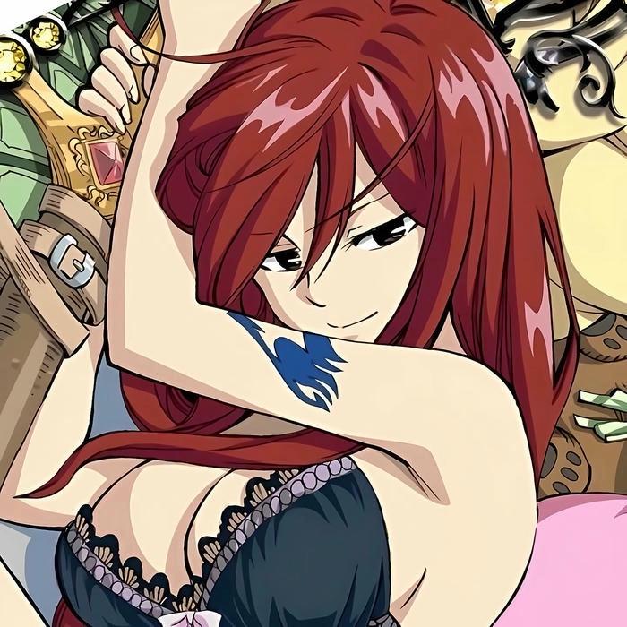 Hình Erza xinh như thiên thần